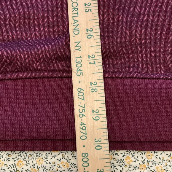 Under Armour mens XXL cold gear quarter zip pullover deep burgundy - Picture 9 of 10